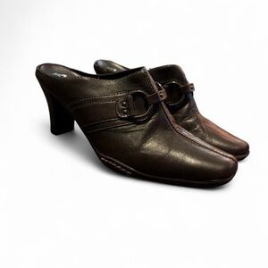 AEROSOLES Dark Brown Women's Mules